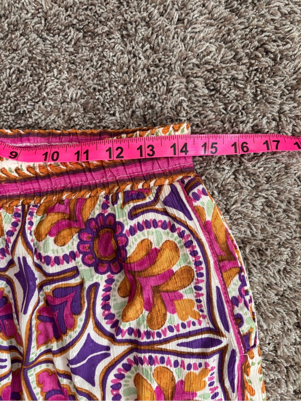 Free People Emerson Pop Printed Wide-Leg Pants – Size Small Boho Festival Coast - Picture 8 of 9